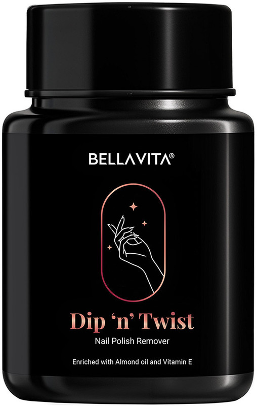 BELLAVITA Dip 'n' Twist Nail Polish Remover | Quick and Easy Removal | Gentle on Nails(60 ml)