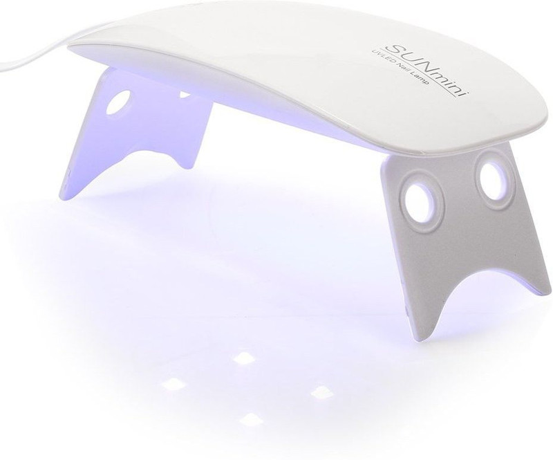 SUNmini UV Nail Polish Dryer Curing Lamp Light Portable for Gel Based Polishes Nail Polish Dryer (UV Power 6 mW) Nail Polish Dryer(UV Power 6 mW)