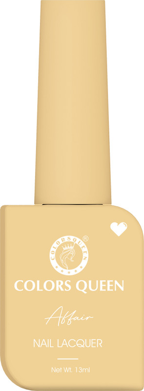 COLORS QUEEN Affair Matte Nail Lacquer, Chip Resisting, Long Lasting & Quick Dry Nail Polish Soft Caramel