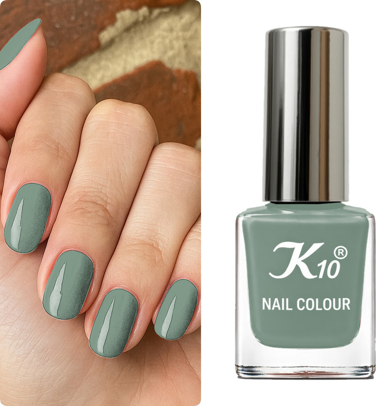 K10 Quick dry Long lasting Matte Nail Polish 12ML Spanish-Green