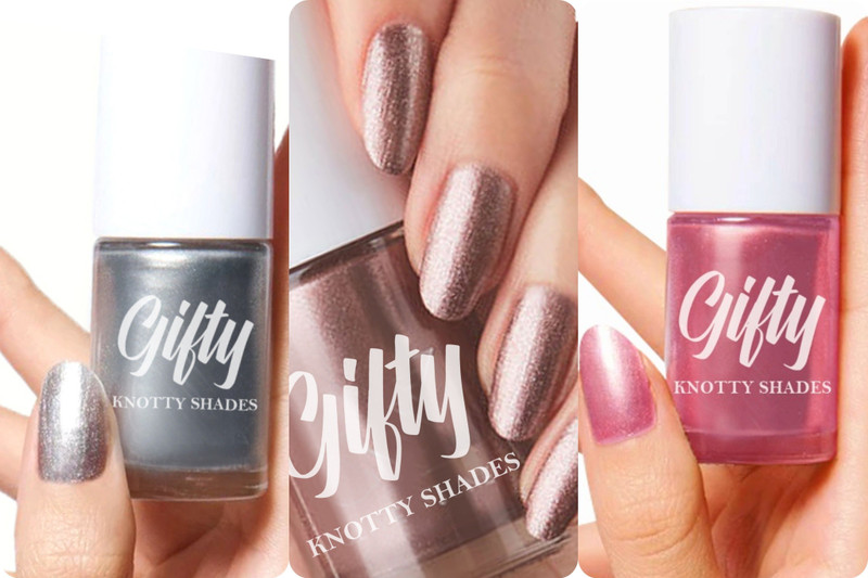 GIFTY No Toxin Nail Lacquer Traveller Combo Pack of 3 (8mlX3) Magical Gold,Evening Sand,Moonlight(Pack of 3)