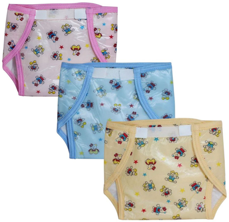 TOONBERRY SoftGuard Reusable Waterproof Baby Nappy – Set of 3