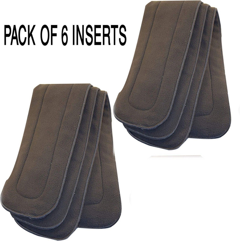 SBTs diaper inserts reusable (Pack of 6) baby washable Cloths Inserts for baby (5 la