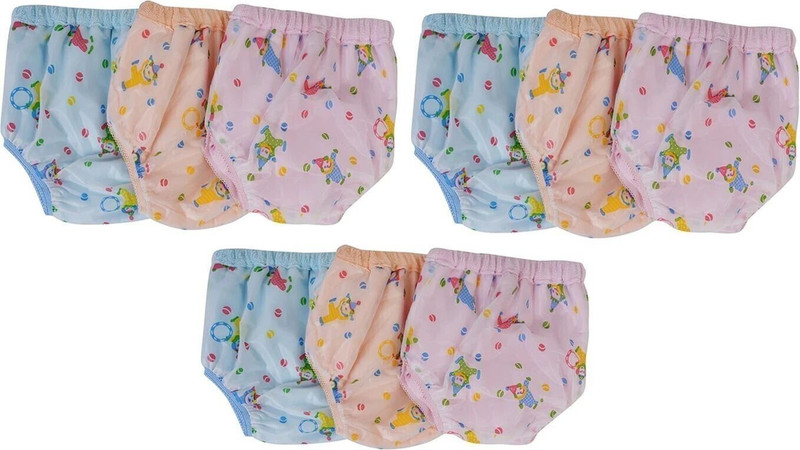 Anush Marino Kids PVC Diaper Joker Plastic Panty Baby Nappy Training Pants (0-3 Months)