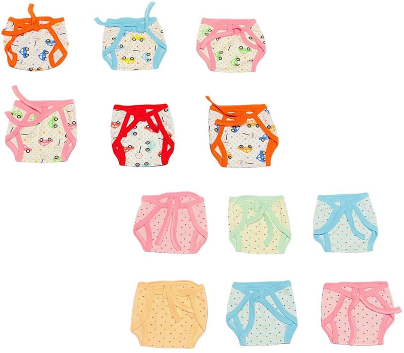 Fareto New Born Baby Cloth Langot, Newborn Baby Cotton Diapers, Washable (0-3 M)