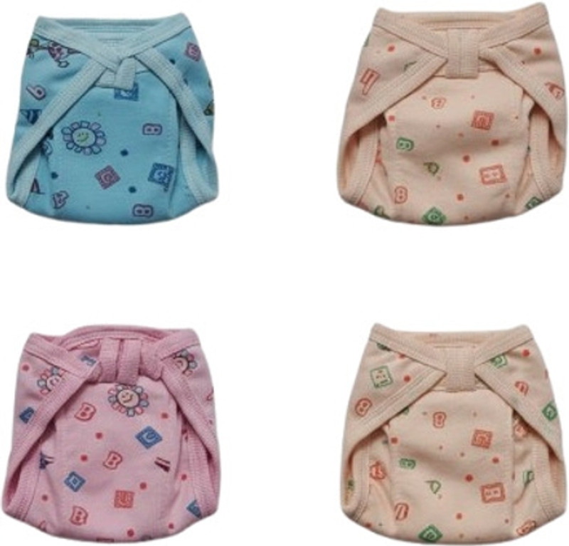 TamTam Washable Reusable Cotton Nappies for New Born Kids/Hosiery Cotton Cloth