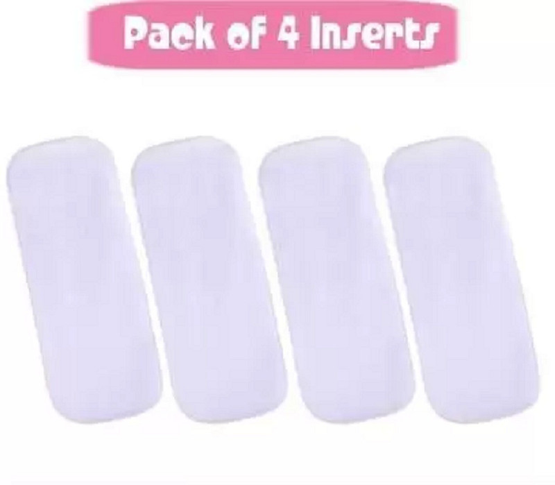 Swito Mart 5 LAYER HIGH-QUALITY WASHABLE REUSABLE MICROFIBER NAPPY LINER INSERTS PACK OF 8