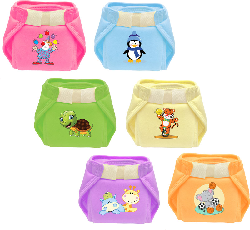 Toddylon Baby Boys & Baby Girls Multiple Color Nappy