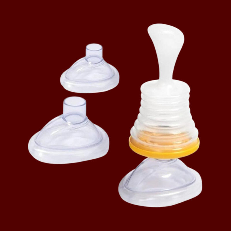 kemisha Baby Food Spoon Feeder Bottle with Compact Design Manual Nasal Aspirator(White)