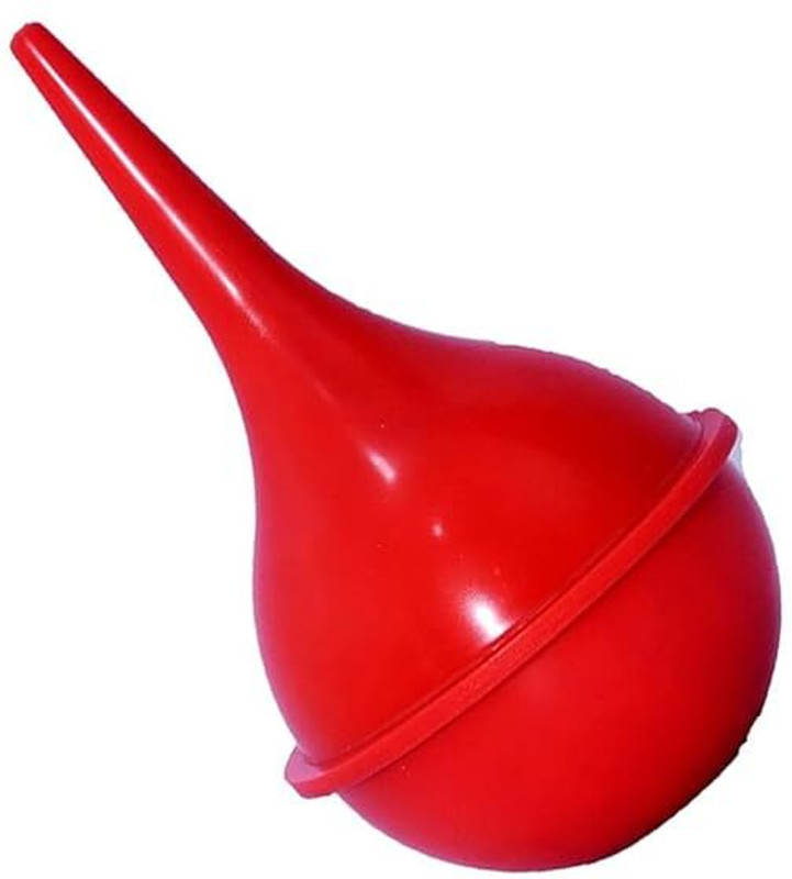 MEDIGROW Nasal Aspirator Nose Cleaner for Baby to Remove Excess Mucus from Nose Manual Nasal Aspirator(Red)