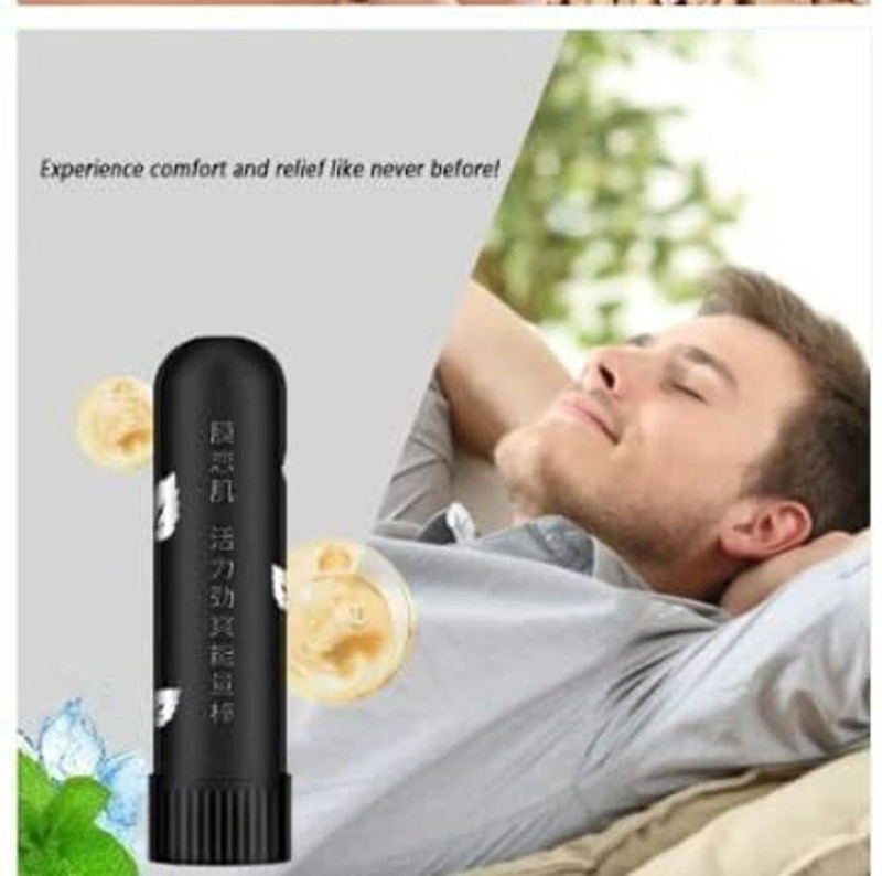 BEEBREATHE 1Nasal Inhaler, Beeboom Nasal Inhaler for Prostate Wellness Extrait-02 Manual Nasal Aspirator(Black)