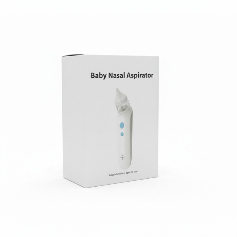 maraxis Electric Baby Nozzle Suction Rechargeable Baby Nose Cleaner Anti-Backflow Nose Battery Operated Nasal Aspirator(White)