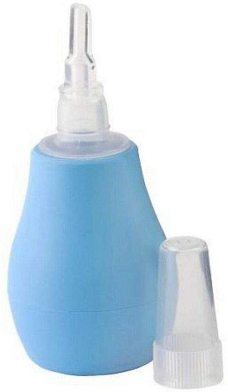 hipbrat Baby Nose Cleaner, Nasal Aspirator with Silicone Nozzle ( Pack Of 1 ) Manual Nasal Aspirator(Blue)