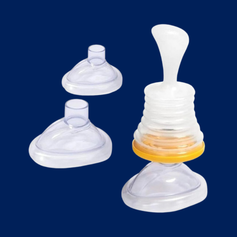 ASHAKA Baby Feeding Bottle Spoon with Easy Press Dispensing System Manual Nasal Aspirator(White)