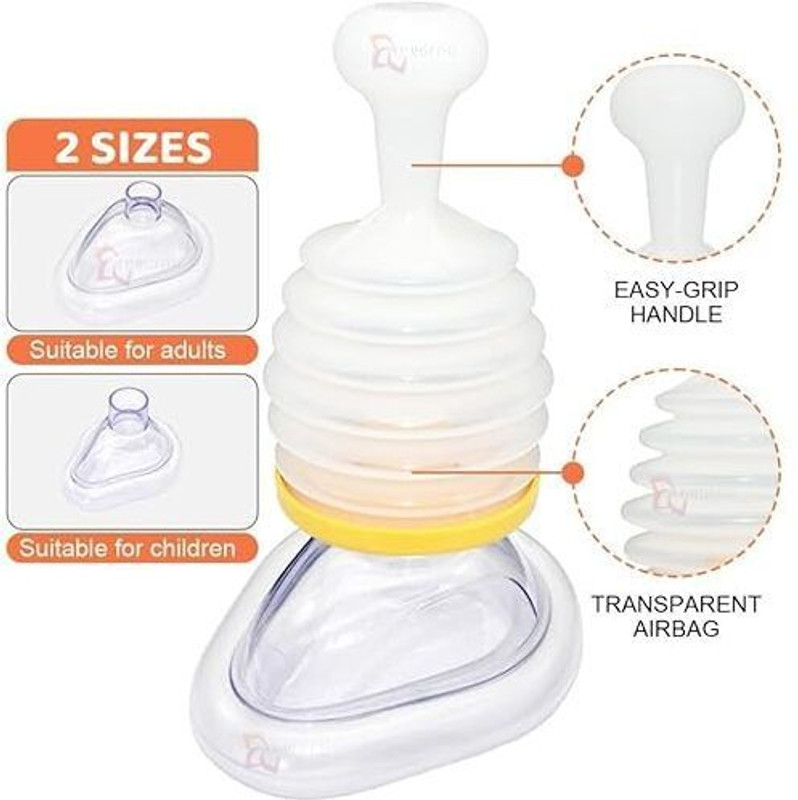 ASHAKA First Aid Kit For Kids and Adults-Plastic Manual Nasal Aspirator(White, Yellow)