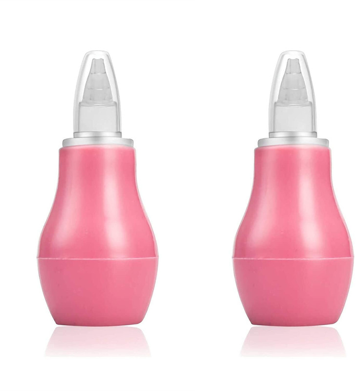 Safe-o-kid Silicone Baby Nasal Aspirator Vacum Sucker Instant Relief Manual Nasal Aspirator Manual Nasal Aspirator(Pink)