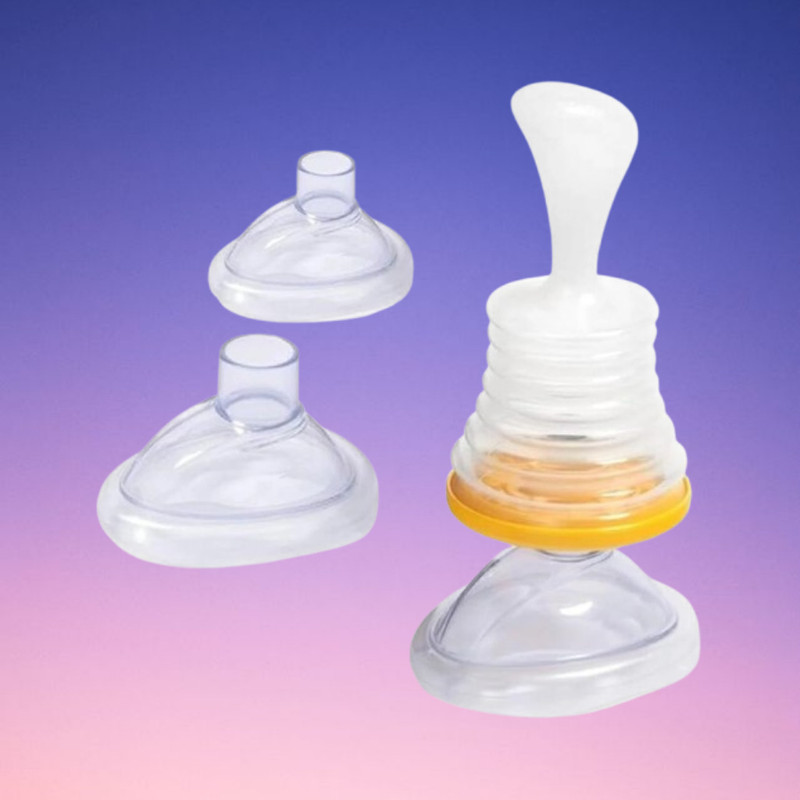 kemisha Infant Feeding Spoon Bottle with Easy Press Mechanism Manual Nasal Aspirator(White)