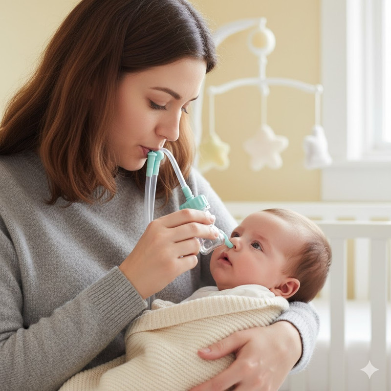 JUBLYN Manual Baby Nasal Aspirator (4) Manual Nasal Aspirator(Multicolor)