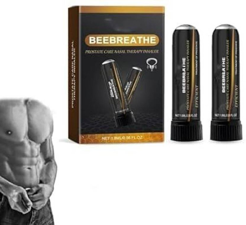 BEESTRONG Nasal Inhaler for Prostate Wellness,Nasal Inhaler Stick Manual Nasal Aspirator(Black)