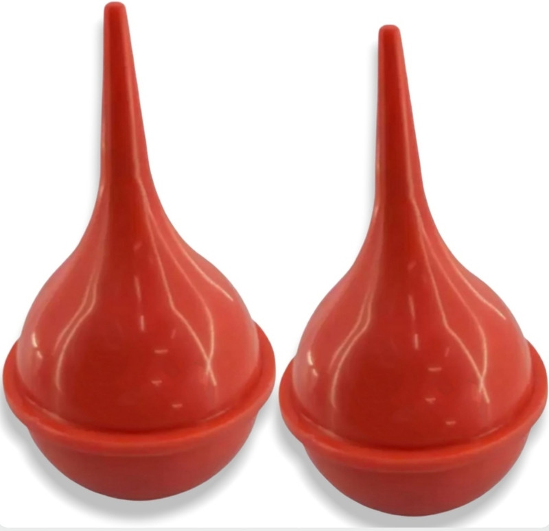 APNA BAZAR Nasal Aspirator for Infants and Toddlers, Mucus Remover, baby Nose Cleaner Manual Nasal Aspirator(Red)