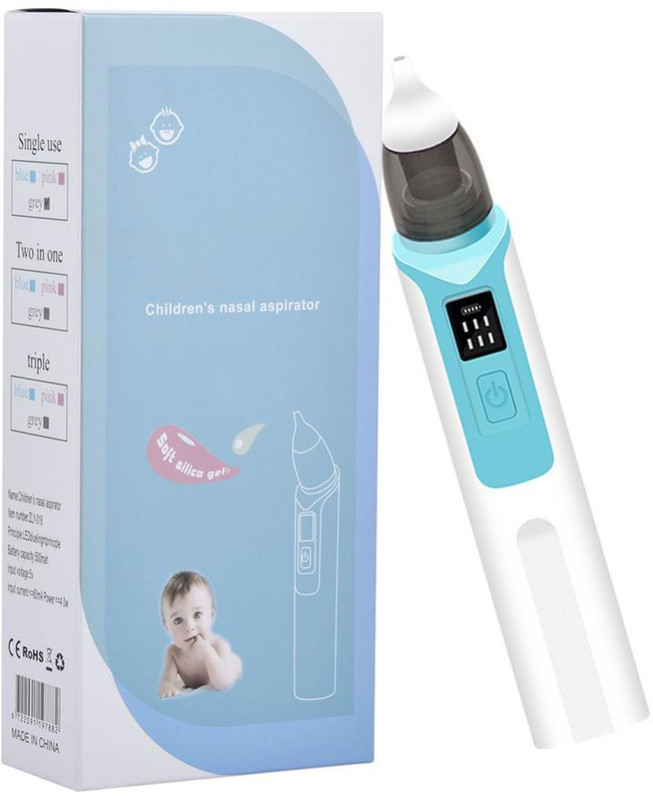 B-Arm Electric Baby Nasal Aspirator - 6 Suction Levels with display for Kids & Adults Battery Operated Nasal Aspirator(Blue)