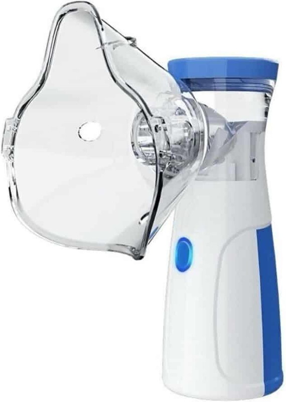 VHRENTERPRICE Healthcare Portable Mesh Nebulizer Battery Operated Nasal Aspirator(Blue)