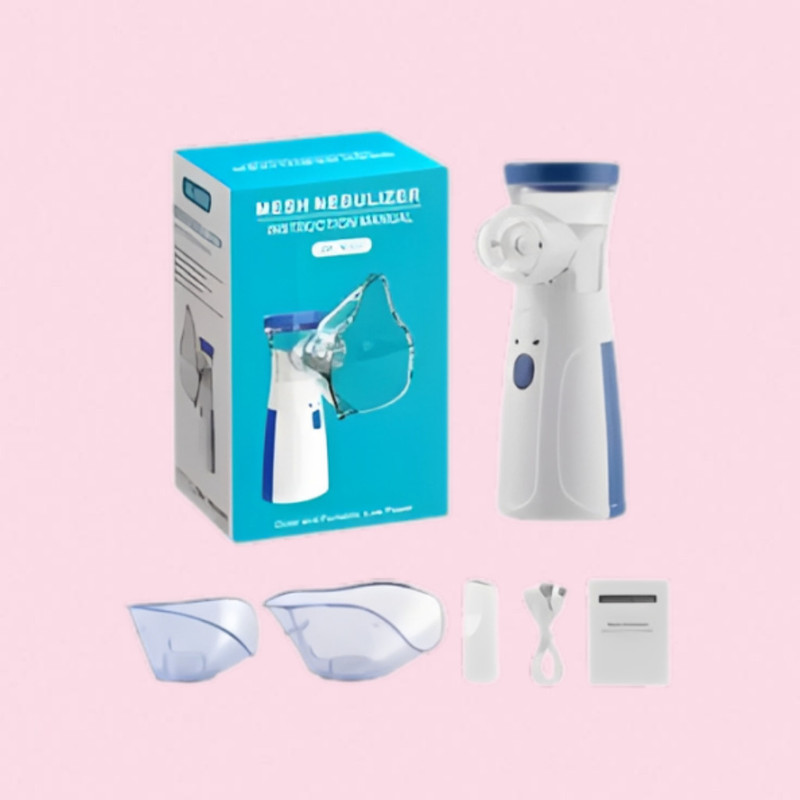 Blackboxx Handheld Mist Therapy Nebulizer Pack of 5 Battery Operated Nasal Aspirator(Blue)