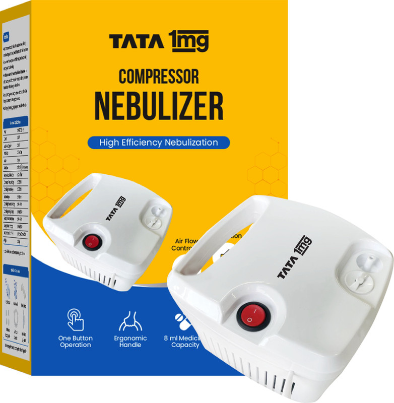 TATA 1mg NB-03 Compact Nebulizer(White)
