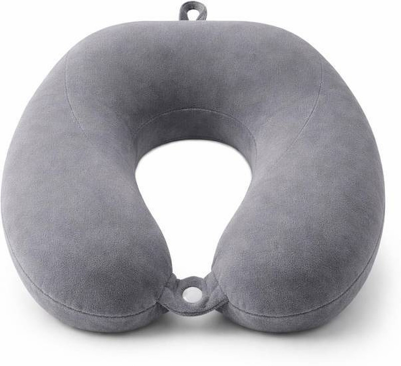 Nem Singh Grey U Shape Travel Neck Pillow Memory Foam Cushion Support Soft Neck Pillow(grey)