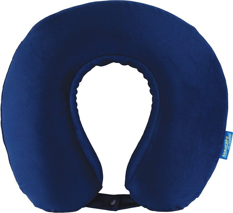 TRAVEL BLUE Travel Memory Foam Pillow Blue Neck Pillow(Blue)