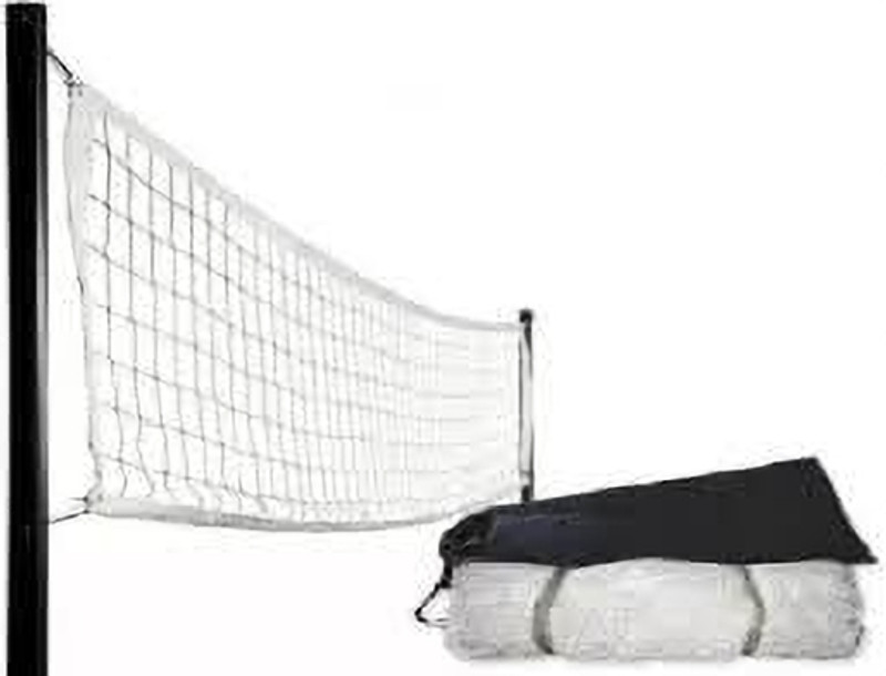 Alvi Volleyball net 4 side taping for Indoor/Outdoor Play Volleyball Net(Black)