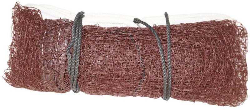 Alvi Badminton brown Net taping all side Badminton Net (Brown) Badminton Net(Brown)