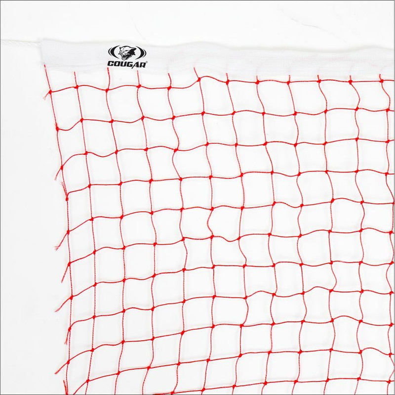 COUGAR ECO Badminton Net for Outdoor, Indoor or Badminton Sports, School, Beach Badminton Net(Red)