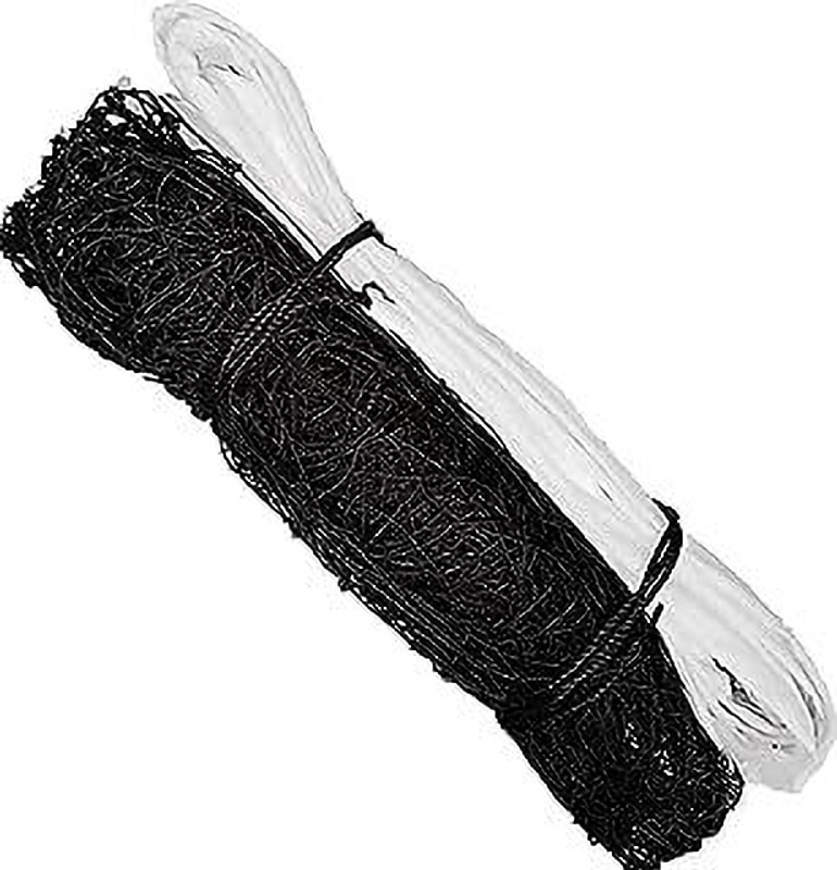A1VK One Piece Nylon Material Volleyball Net Sports Training Practice and Fun Volleyball Net(Black)