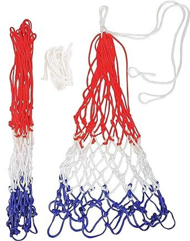 DUBE D_1024 Basketball Net(White, Red, Blue)