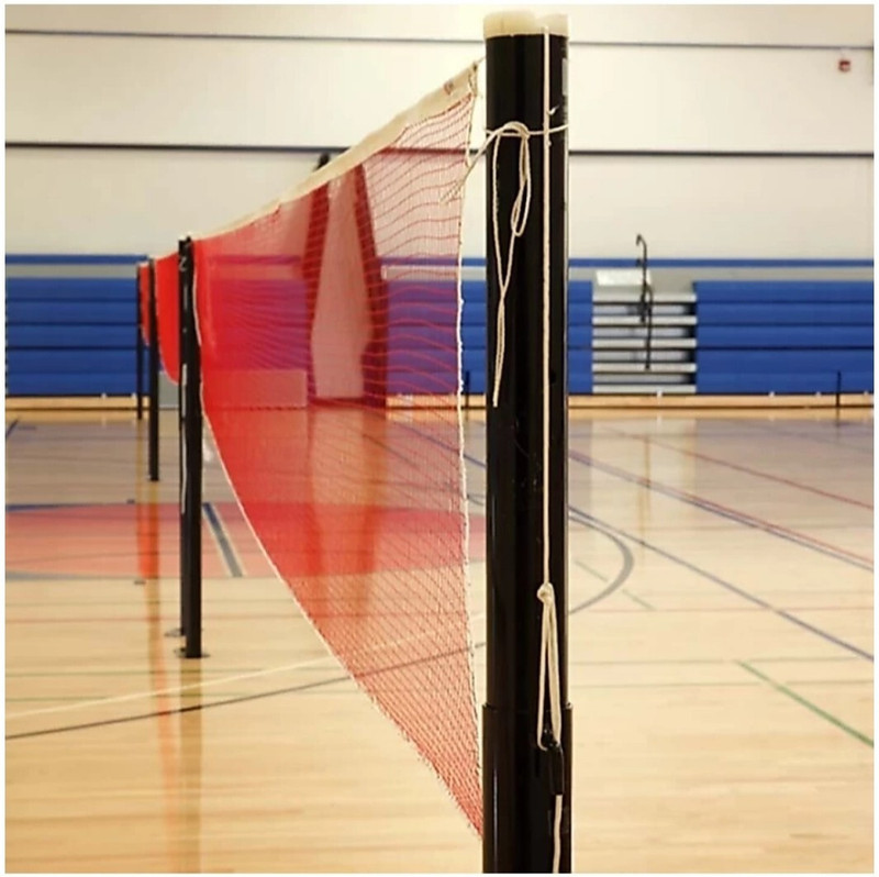 zxxxt Portable badminton net nylon net red 0194 Badminton Net(Red)