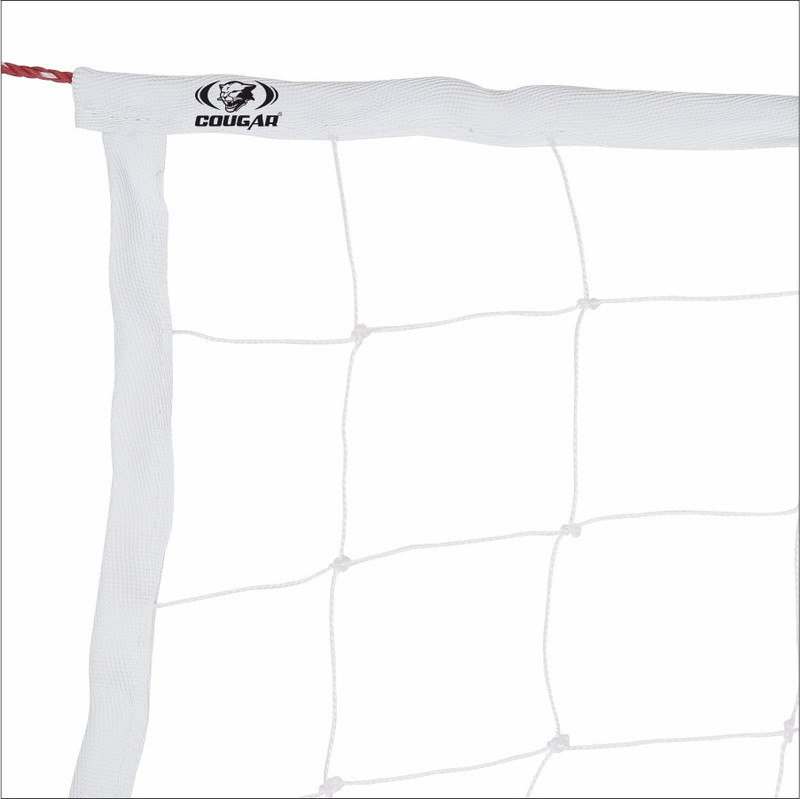 COUGAR CHALLENGER Volleyball Net 2"strong Nylon tape all 4 sides 5mm fiber rope Volleyball Net(Multicolor)