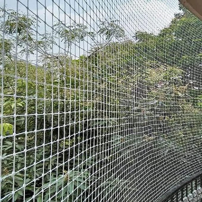 I Geon AntiBird Net / Net 10 Ft. x 6 Ft.(60 SQ.Ft.)Nylon Net For Balcony/ Camping Net(White)