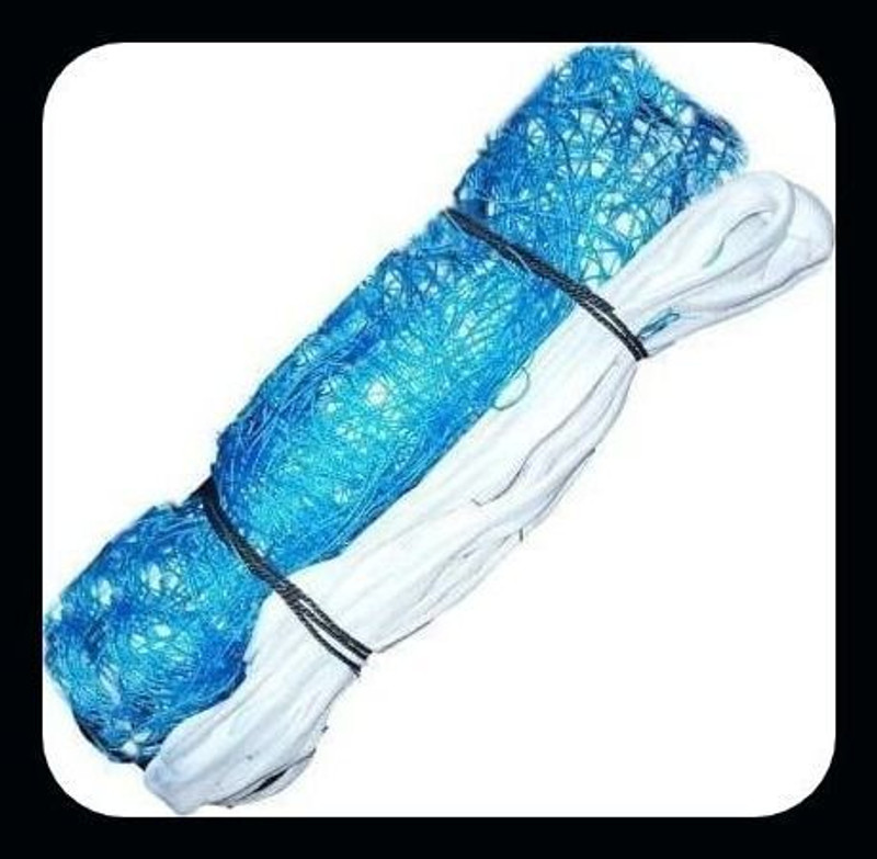 Acronet Nylon Volleyball Net 4 Side Tap Pack of 1 Net Volleyball Net Volleyball Net(Blue)