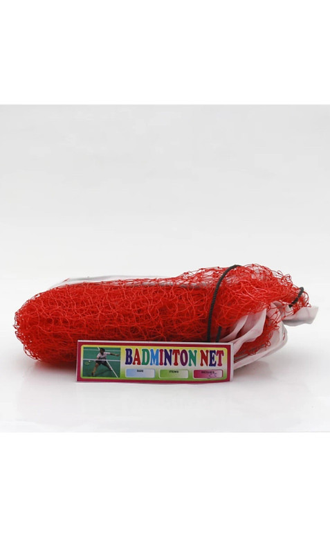 Modkart Portable badminton net nylon net red 075 Badminton Net(Red)