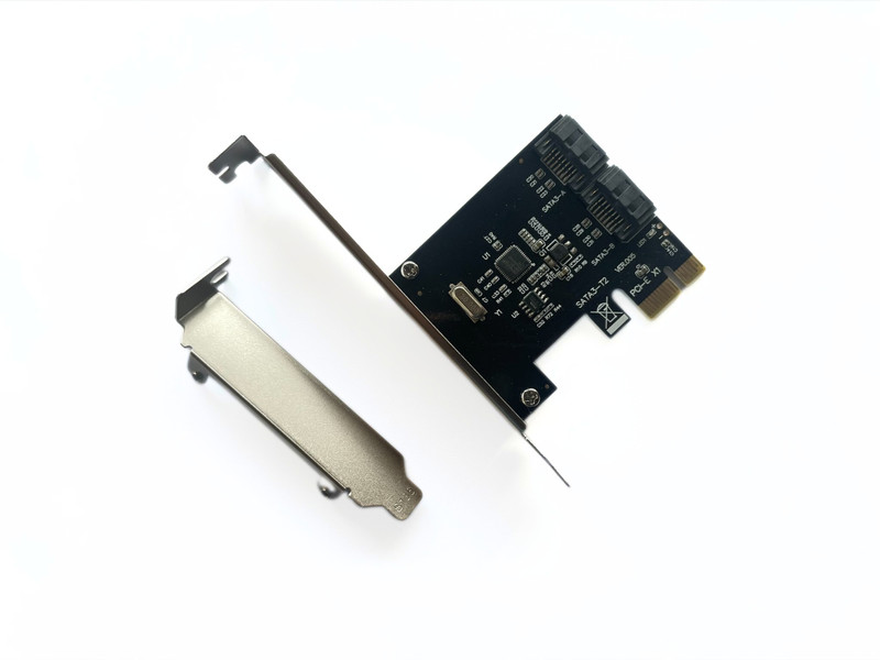 MILLENNIUM TECHNOLOGY Pci Express 4 Port Sata Expansion Card Network Interface Card(Black)