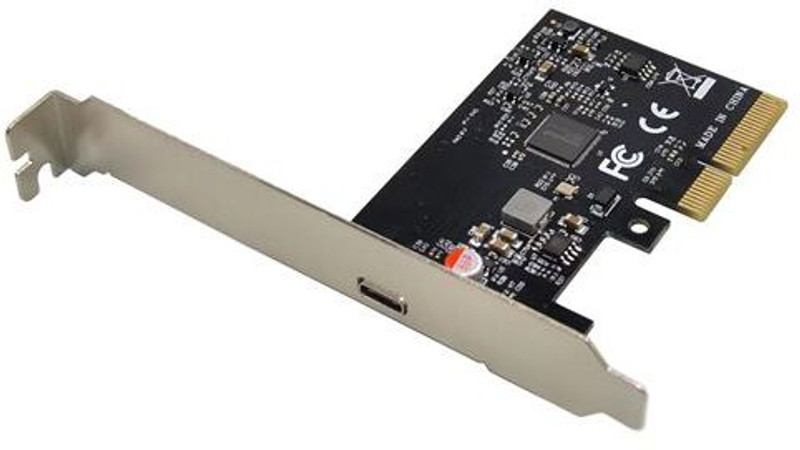 BOXNUBE 1 Port USB-C USB 3.2 Gen 2x2 20Gbps Internal Expansion PCIe Card Network Interface Card(Black)