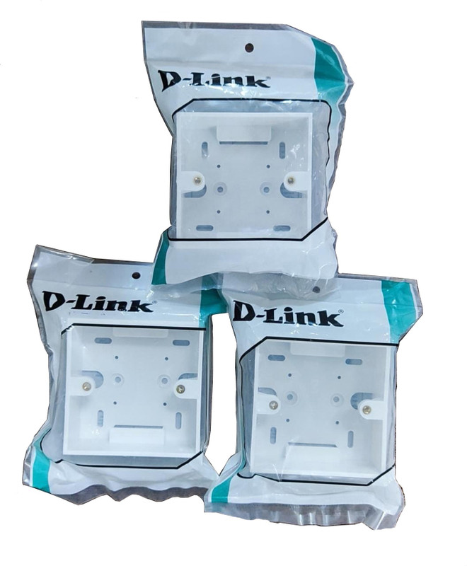 D-Link (PACK OF 3) Back Box /Gang Box Network Interface Card(White, NBB-011)