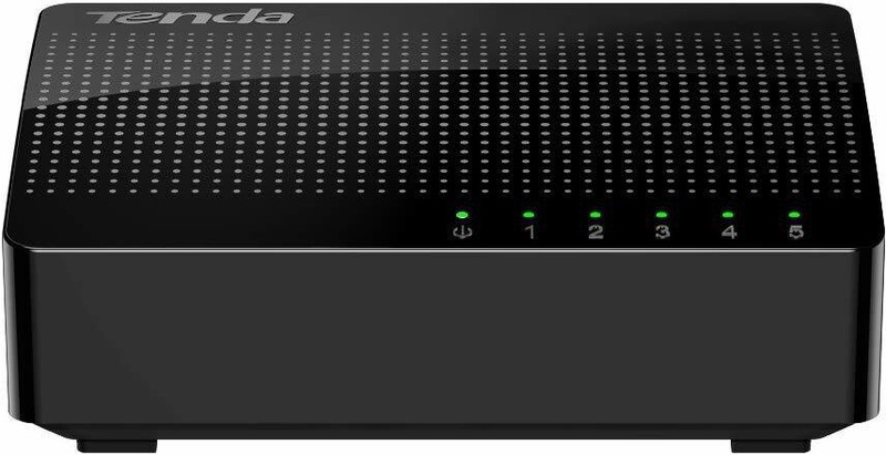 TENDA T SG108 10/100/1000Mbps 8 Port Gigabit Desktop Switch 8 Ports 1000 Mbps Smart Network Switch(Black)