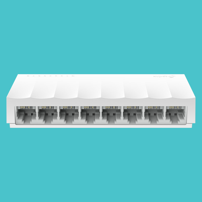TP-Link LS1008 Desktop Switch 8 Ports 100 Mbps Unmanaged Network Switch(White)