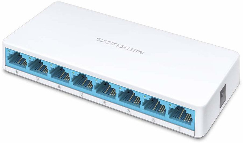 Mercusys network switch 8 Ports 100 Mbps Fully Managed Network Switch(White)