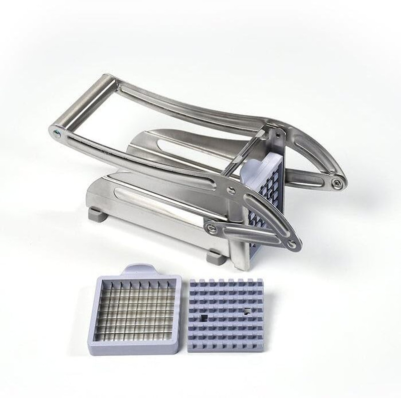 Toyrama Stainless Steel French Fries Cutte Vegetable Chopper for Potatoes, Carrots Spaghetti Maker