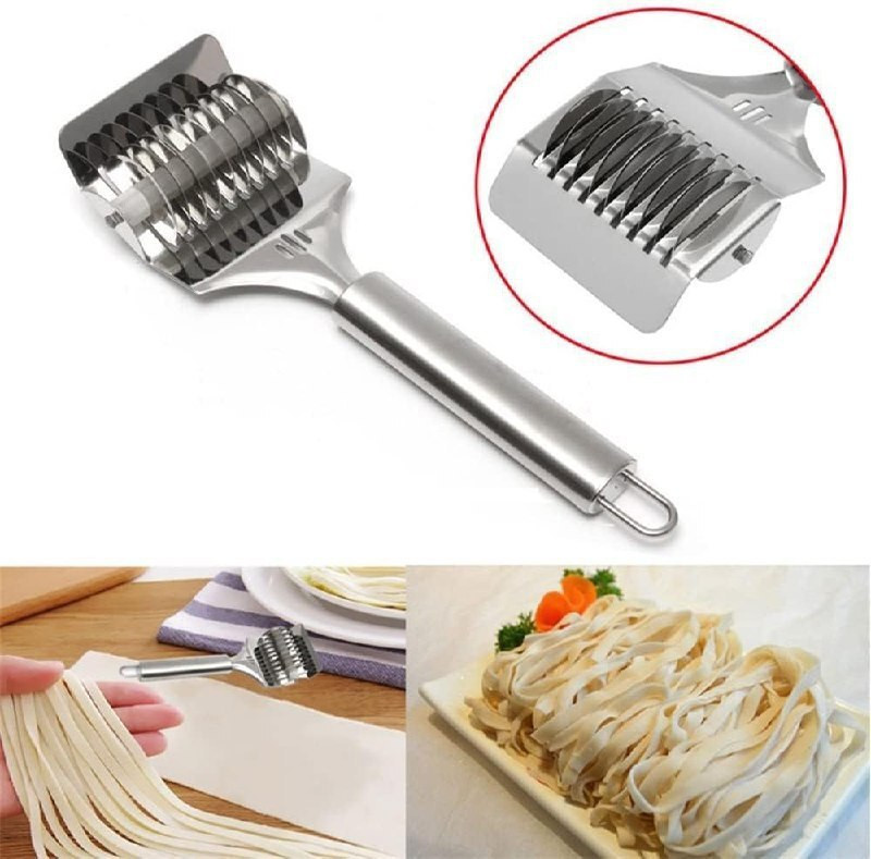 hari prem Pasta Noodle Cutter, Stainless Steel Noodle Lattice Roller Pasta Maker