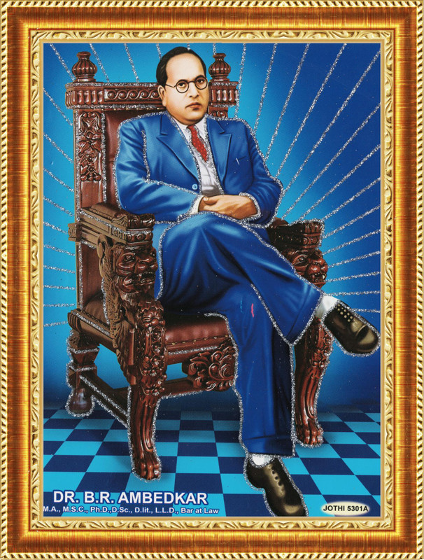 craftery Dr BR Ambedkar 84 inch Digital(Golden)