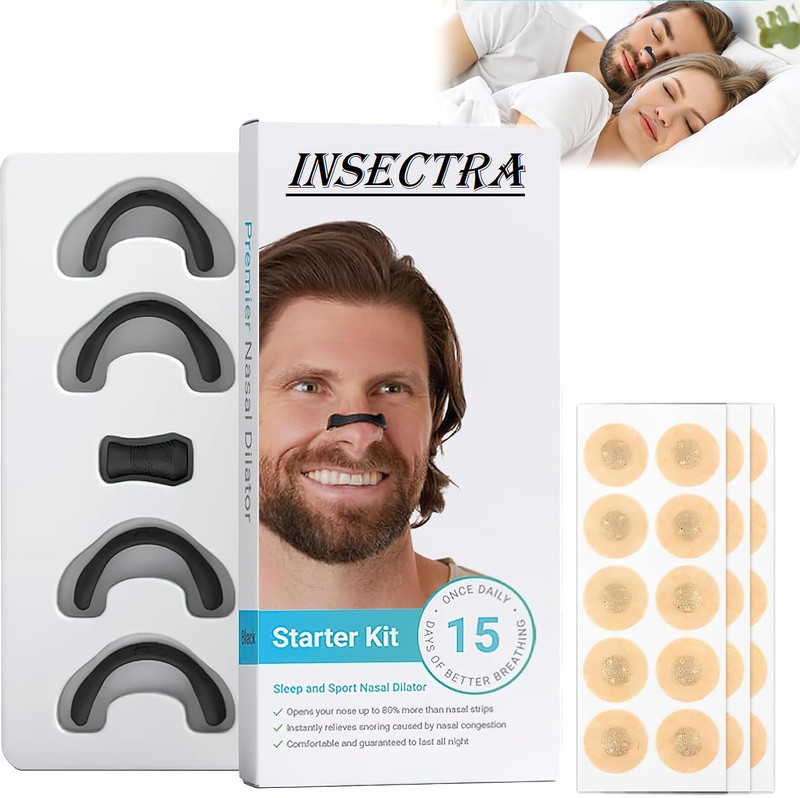 INSECTRA Magnetic Nasal Strips15a Stick On Nose Pad